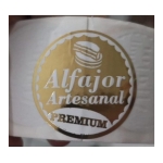 stiker blanco alfajor 100 unid